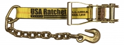 2" x 18" SPIN FREE Fixed end with Ratchet with Chain Extension